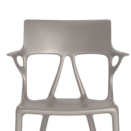 【展示品 30%OFF】 正規代理店 Kartell カルテル A.I. エーアイ アームチェア グレー K5886
