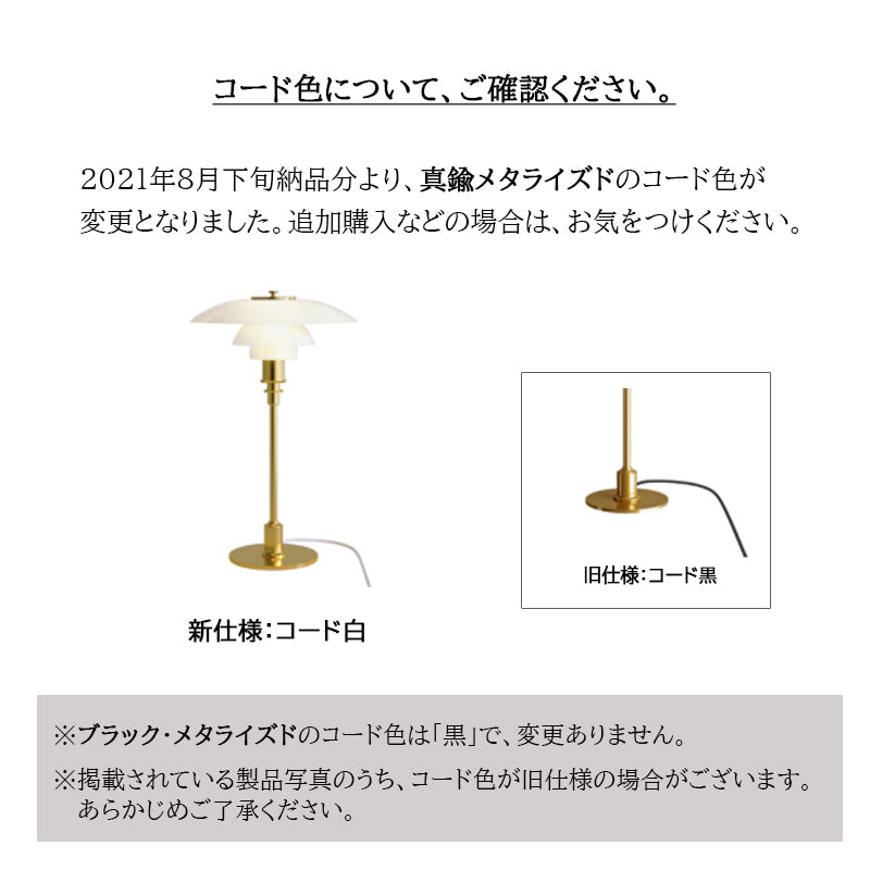 Louis Poulsen PH 3 1/2-2 1/2 フロア (ブラック・メタライズド)【お取り寄せ商品】