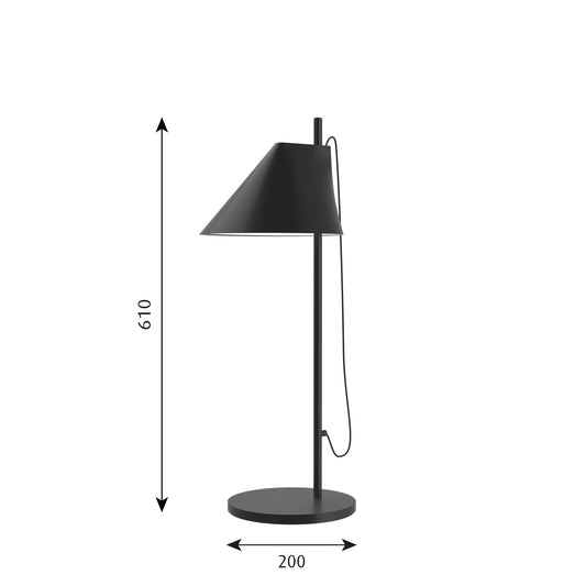 Louis Poulsen Yuh テーブル (ブラック)【お取り寄せ商品】