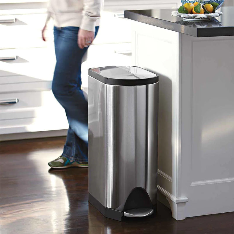 Simplehuman シンプルヒューマン バタフライ ステップ ダストボックス 30L CW1824