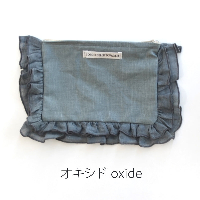 BORGO DELLE TOVAGLIE フリルポーチ OLLI