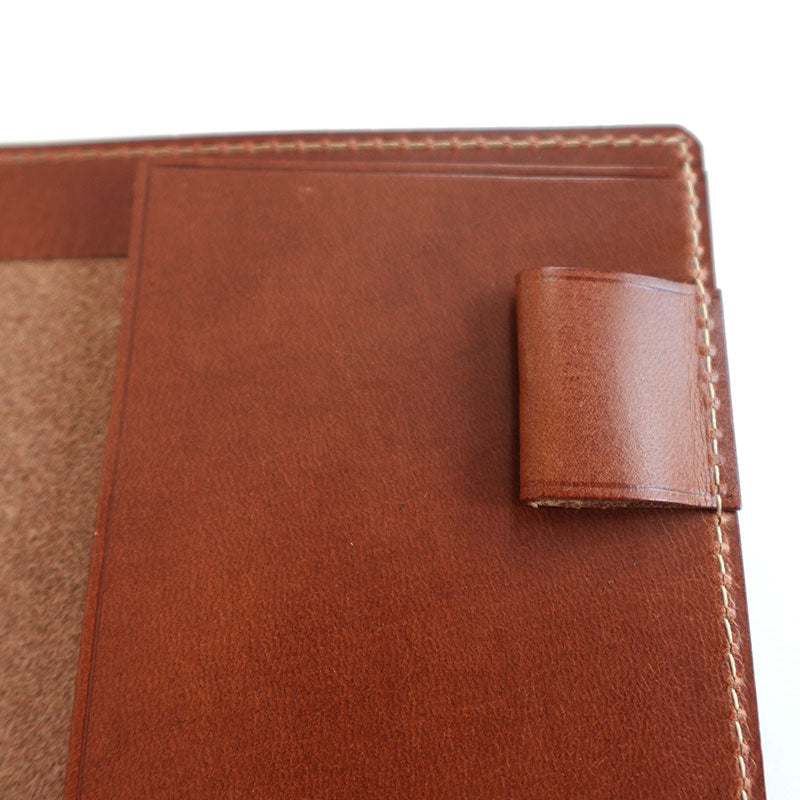 【展示品 30％OFF】 スリップオン モレスキンカバー CML キャメル INL-5004 本革