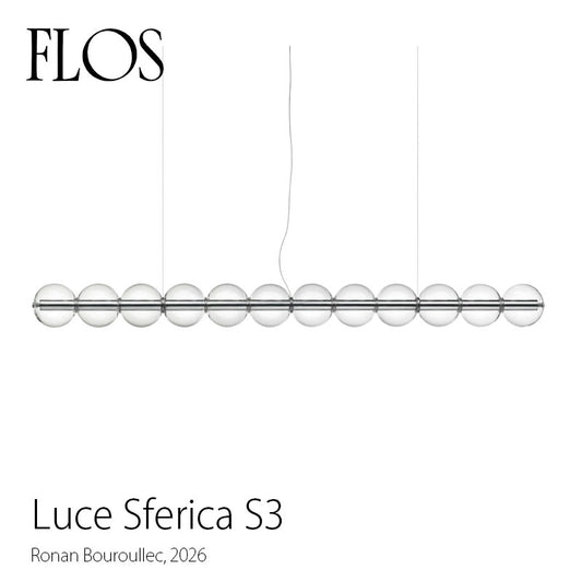 FLOS （フロス）ペンダントライト Luce Sferica S3 ルーチェ スフェリカS3（受注品） 要電気工事 ロナン・ブルレック FLOS正規品
