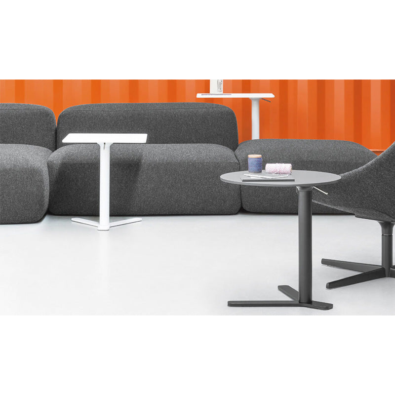 lapalma YO / ラパルマ・ヨー （丸天板） 昇降サイドテーブル サイドテーブル ガススプリング式