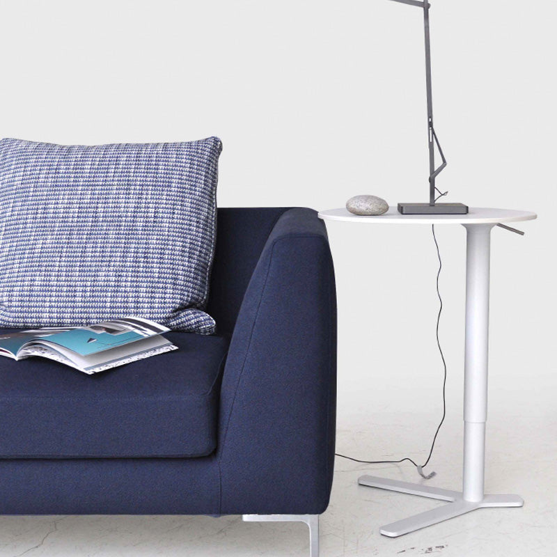 lapalma YO / ラパルマ・ヨー （丸天板） 昇降サイドテーブル サイドテーブル ガススプリング式