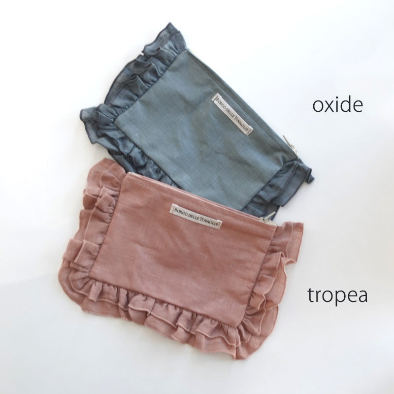 BORGO DELLE TOVAGLIE フリルポーチ OLLI