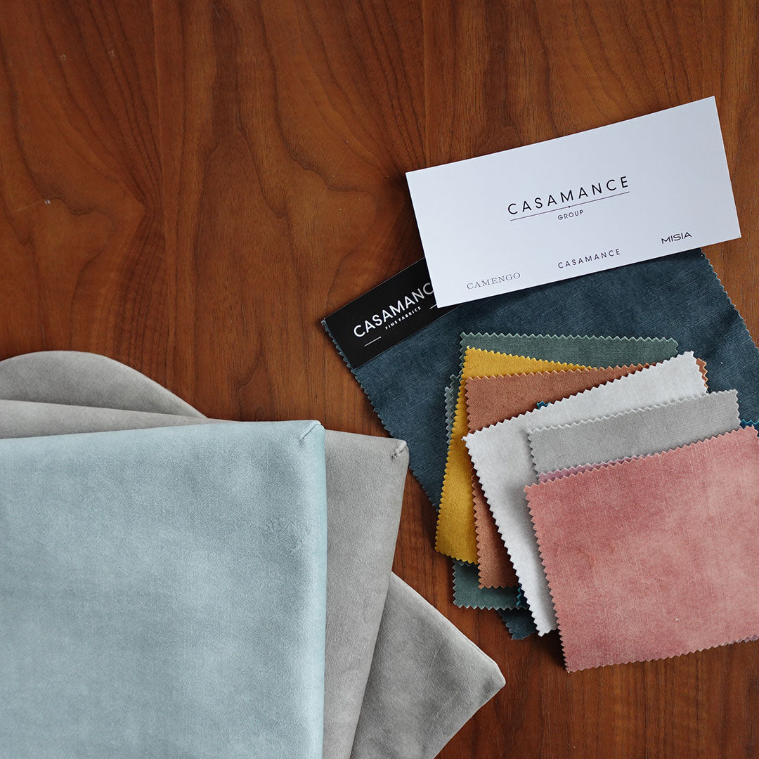 mmis フランス製生地の チェアクッション シートクッション ラウンド型 φ35 casamans生地使用 選べるカラー 日本製のコピー