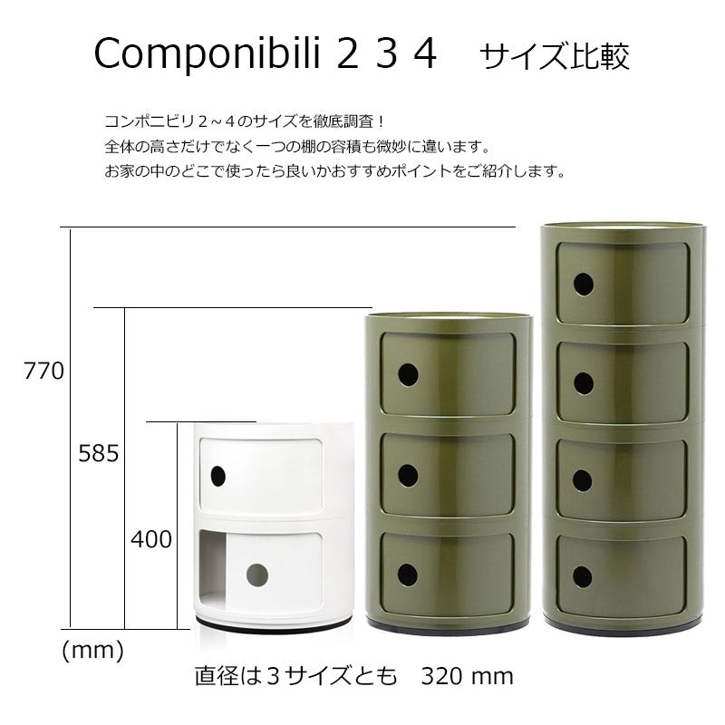 正規代理店 Kartell カルテル Componibili3 コンポニビリ3