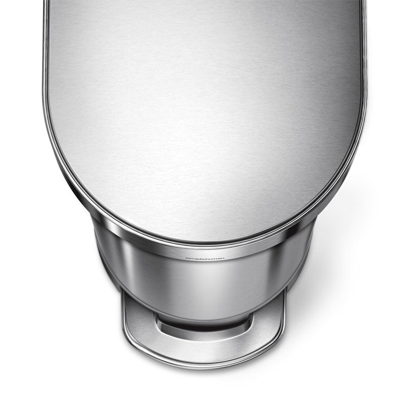 Simplehuman シンプルヒューマン スリム ステップダストボックス 45L CW2044 ステンレス スリムステップカン