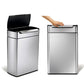 Simplehuman シンプルヒューマン レクタンギュラー タッチバーダストボックス 48L CW2018