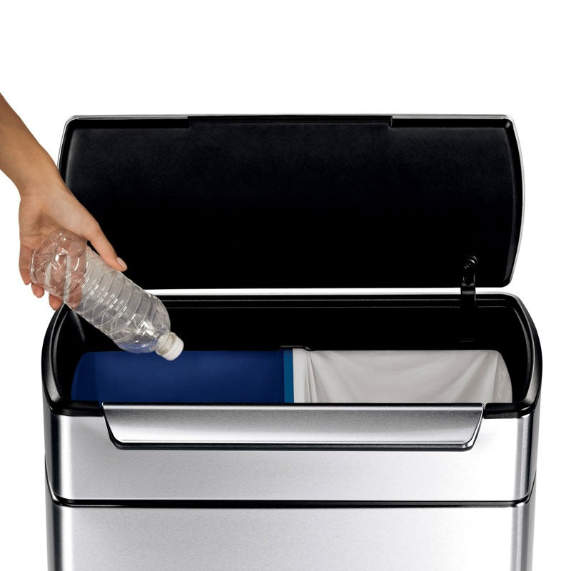Simplehuman シンプルヒューマン レクタンギュラー タッチバーダストボックス 48L CW2018