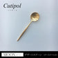 Cutipol クチポール MOON-Matt ムーン・マット(ゴールド） デザートスプーン CT-MO-08-GB