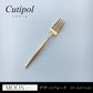 Cutipol クチポール MOON-Matt ムーン・マット(ゴールド） デザートフォーク CT-MO-07-GB