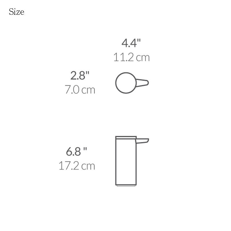 Simplehuman シンプルヒューマン ソープディスペンサー 充電式センサーポンプ ST1043