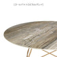 正規代理店 Kartell カルテル GLOSSY グロッシー ラウンド128 ゴールド脚 K4580 ダイニングテーブル 開梱設置付き
