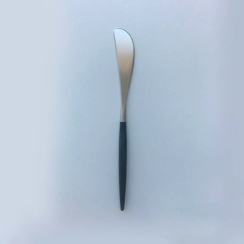 Cutipol/クチポール GOA ゴア ブラックシルバー バターナイフ CT-GO-25-F