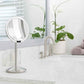 Simplehuman シンプルヒューマン センサーミラー ミニ 拡大率10倍 ステンレス ST3004 / ローズゴールド ST3010 ライティングミラー 充電式