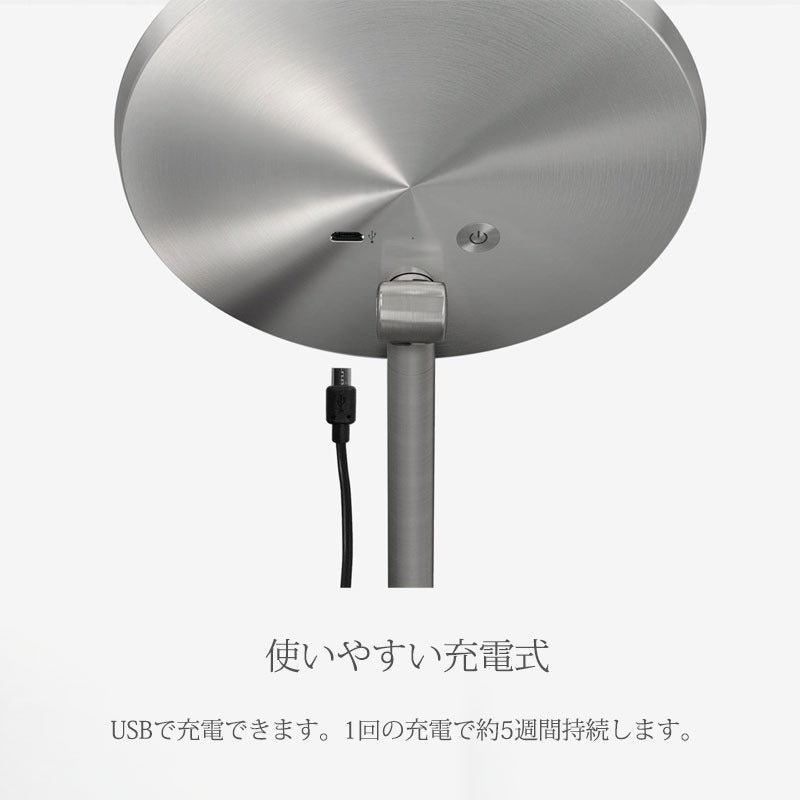 Simplehuman シンプルヒューマン センサーミラー ミニ 拡大率10倍 ステンレス ST3004 / ローズゴールド ST3010 ライティングミラー 充電式