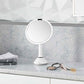 Simplehuman シンプルヒューマン センサーミラー ブライトネスタッチコントロール 拡大率5倍 ホワイト ST3054 / ローズゴールド ST3053 ライティングミラー 充電式