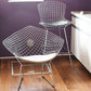 ハリー・ベルトイア ベルトイアハイチェア 選べるシート革ランク Harry Bertoia