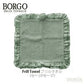 BORGO DELLE TOVAGLIE フリルタオル