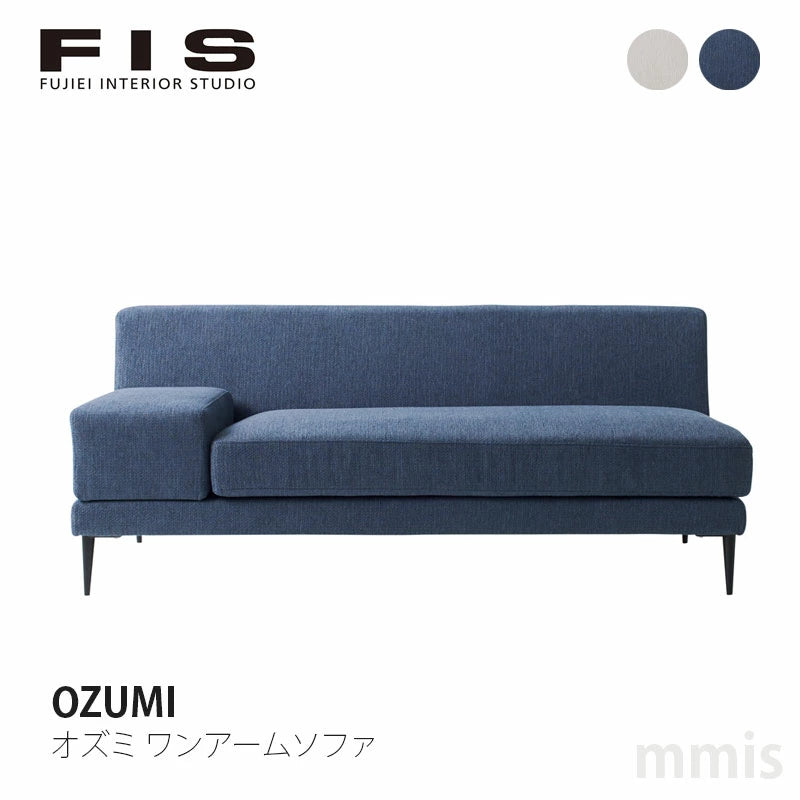 FIS OZUMI オズミ ワンアームソファ FUJIEI フジエイ 開梱設置付き【お取り寄せ商品】
