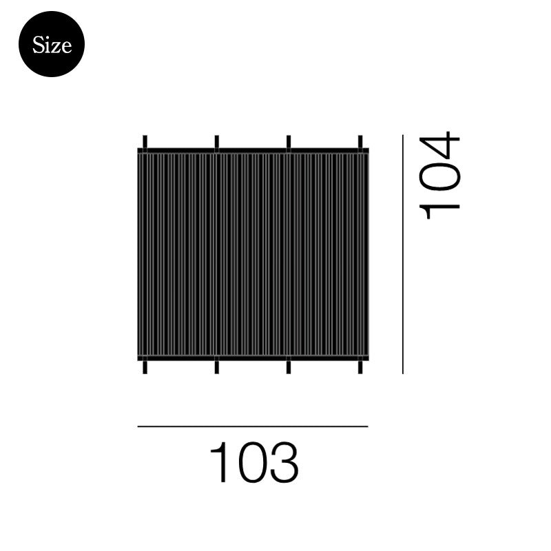 MAGIS マジス SOUTH WOVEN MATTING サウス ローベンチ専用 織物マット W103×H104cm アウトドアファニチャー 【イタリア取寄せ】