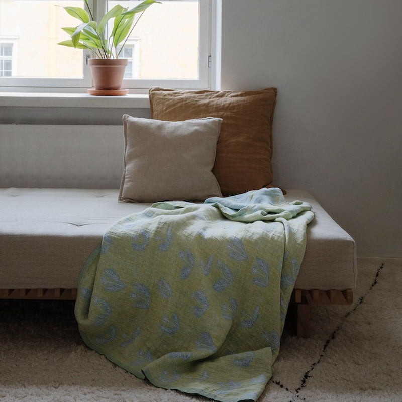 LAPUAN KANKURIT KESAKUKKA リネンブランケット 145×180cm ラプアン カンクリ ミナ ペルホネン