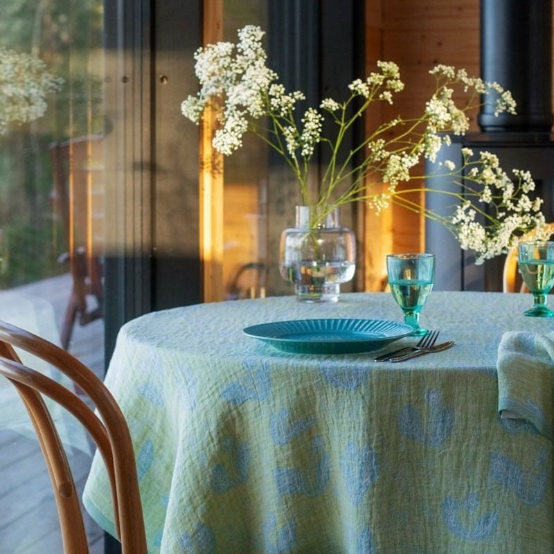 LAPUAN KANKURIT KESAKUKKA リネンブランケット 145×180cm ラプアン カンクリ ミナ ペルホネン