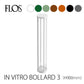 FLOS （フロス）アウトドアライト IN VITRO BOLLARDBOLLARD 3（イン ヴィトロ ボラード）H900mm 専用埋込パイプ付属 屋外用 受注生産品 電気工事必要 フィリップ・スタルク Philippe Starck FLOS正規品