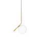 【30%OFFクーポン付き】 展示品 箱無し FLOS フロス ペンダント IC Lights S1 JP アイシーライツS1 JP ゴールド ブラス φ20cm 全長1300mm 引掛シーリング仕様  FLOS正規品