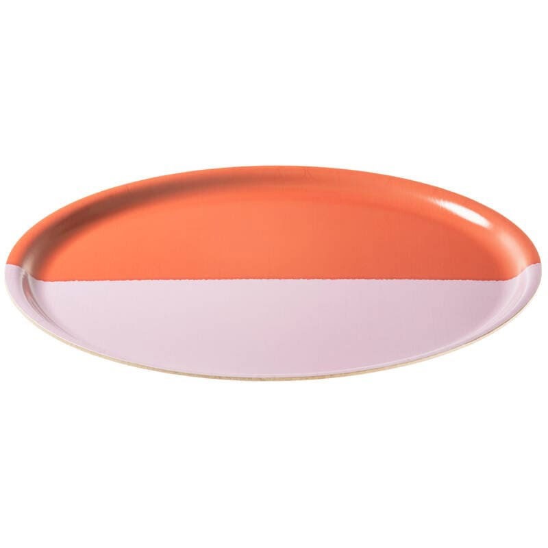 アラビア ARABIA ヴォッコ VUOKKO トレイ φ35cm ピンクレッド