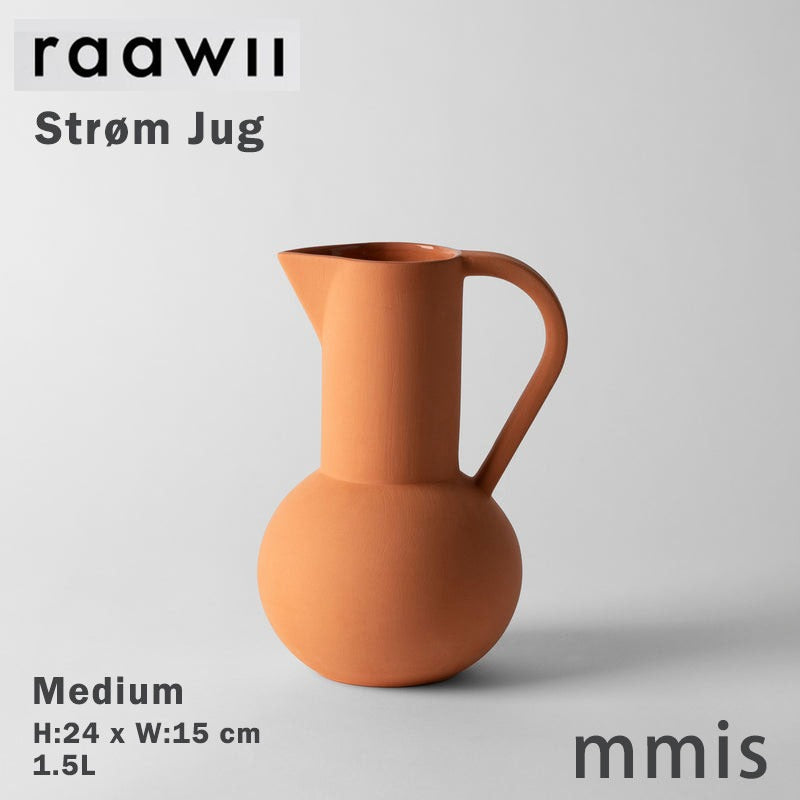 Strøm Jug Medium raawii 水差し　テラコッタ mmis 新生活 インテリア