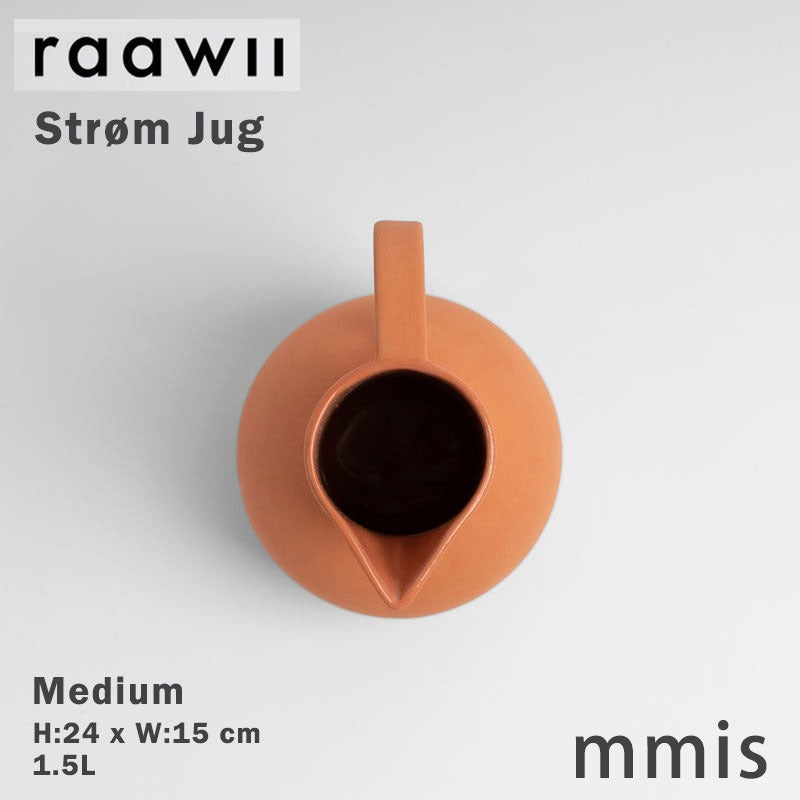 Strøm Jug Medium raawii 水差し　テラコッタ mmis 新生活 インテリア