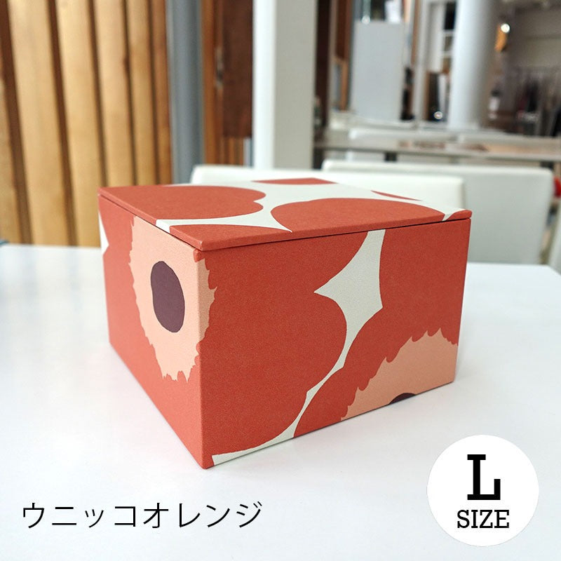 マリメッコの壁紙の四角い箱 完成品 完成品販売