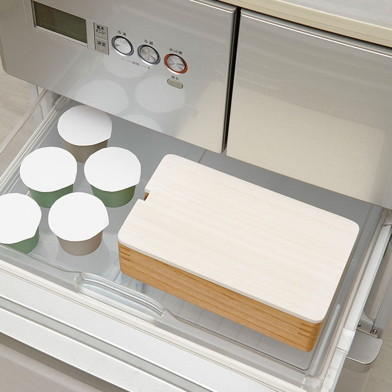 kirisai 桐のレンジでお櫃 しゃもじ付き 桐製 おひつ 電子レンジ対応 OSG-2 mmis 新生活 インテリア