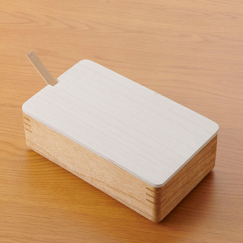 kirisai 桐のレンジでお櫃 しゃもじ付き 桐製 おひつ 電子レンジ対応 OSG-2 mmis 新生活 インテリア