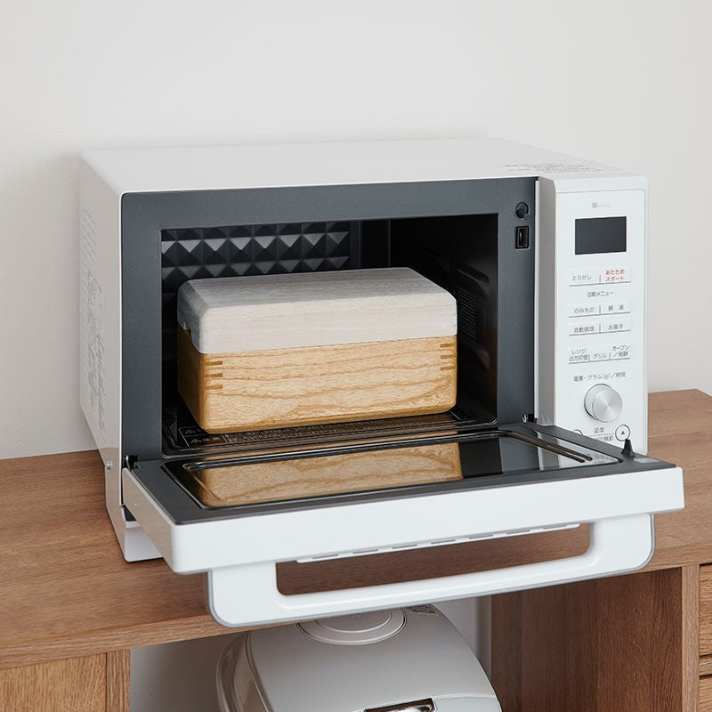 kirisai 桐のレンジでむし鉢 桐製 蒸し器 電子レンジ対応 OOSM-1 mmis 新生活 インテリア