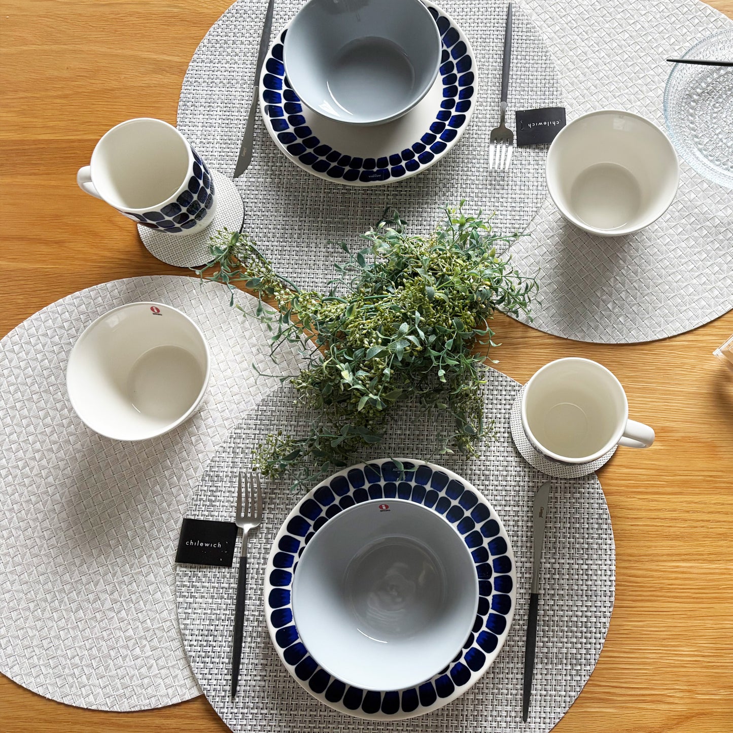 テーブルコーディネートセット 全25点セット ARABIA TUOKIO トゥオキオの青い冬 コーディネートセット