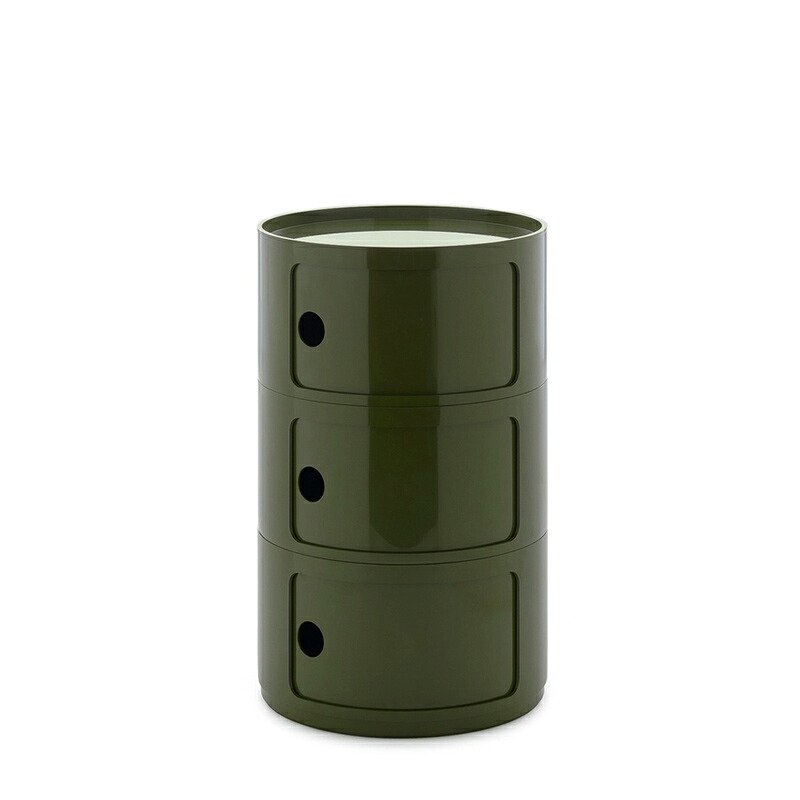 正規代理店 Kartell カルテル 収納家具 3段 Componibili New BIG3 コンポニビリニュービッグ3 K4923 お取り寄せ商品
