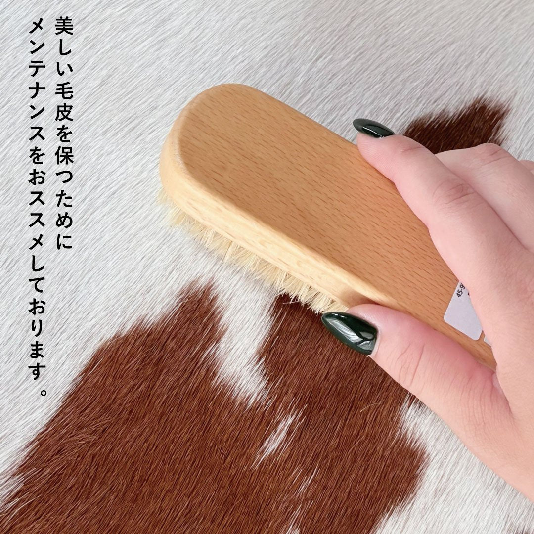 【Pedagぺダック】 馬毛ブラシ 豚毛ブラシ  毛皮の家具や靴のお手入れに シューケアグッズ