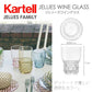 正規代理店 Kartell カルテル JelliesFamily ジェリーズワイングラス K1493