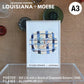 LOUISIANA Still-life with a Bunch of Grapes and Scissors / MOEBE ピカソ ポスター フレーム セットA3
