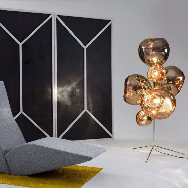 Tom Dixon トムディクソン MELT STAND CHANDELIER (GOLD) ペンダント