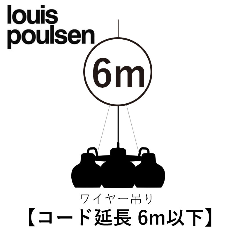 Louis Poulsen【ワイヤー吊り】 【コード延長全長6ｍ以下】