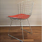 【国内在庫】Harry Bertoia / ハリー・ベルトイア Bertoia Chair ベルトイアチェア 座面：革Cグレード(赤)
