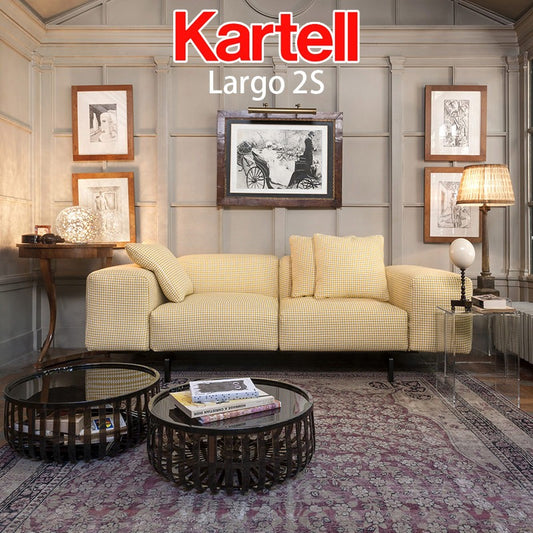 正規代理店 Kartell カルテル Largo 2S ラルゴ K7150 2シーター ソファ