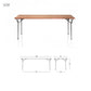 MAGIS マジス　Officina Tavolo 2 オフィチーナ タボロ２ 200ｘ90 天板ウォールナット TV2021+2027