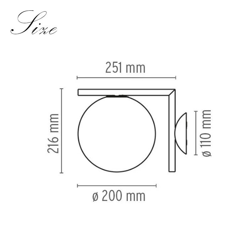 FLOS フロス IC Lights C/W1 Φ20cm Chrome