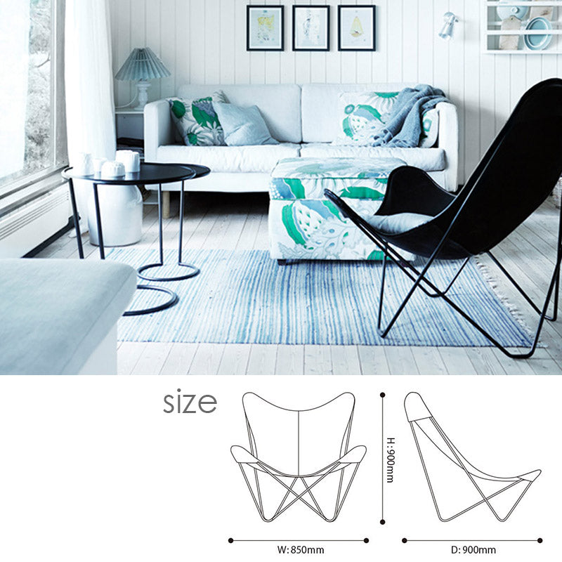BKF BUTTERFLY CHAIR MARIPOSA BLACK ビーケーエフ バタフライチェア マリポサ ブラック【お取り寄せ商品】
